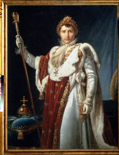 Napoleon in Coronation Robes by Baron François Pascal Simon Gérard