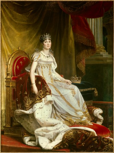 Portrait of Empress Josephine de Beauharnais in her coronation attire by Baron François Pascal Simon Gérard