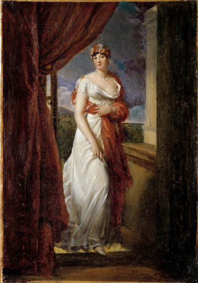 Portrait of Madame Tallien, nee Cabarrus, princess of Caraman - Chimay by Baron François Pascal Simon Gérard