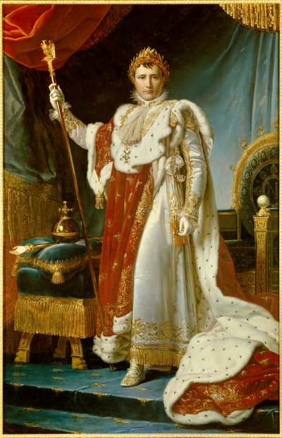 Full-length portrait of Napoleon I in Coronation robes (1769-1821) Emperor of the French by Baron François Pascal Simon Gérard