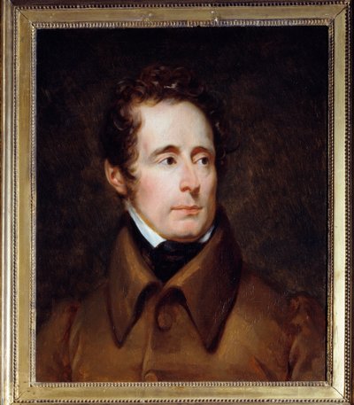 Portrait of Alphonse de Lamartine by Baron François Pascal Simon Gérard