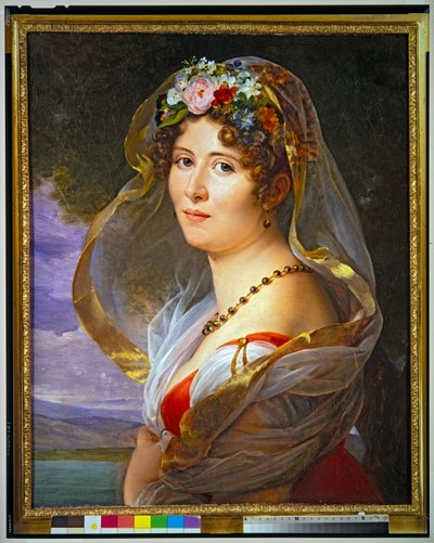 Portrait of Constance Ossolinska Lubienska by Francois Pascal Simon Baron Gerard