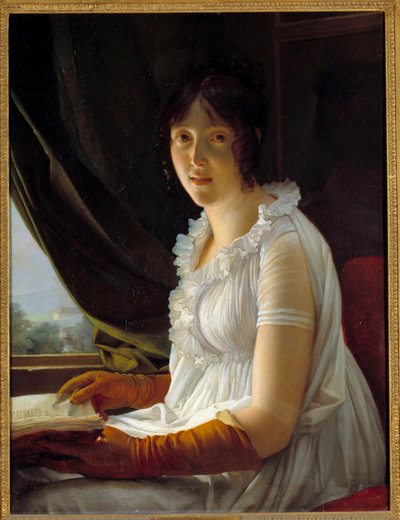 Portrait of Madame Barbier Walbonne by Baron François Pascal Simon Gérard