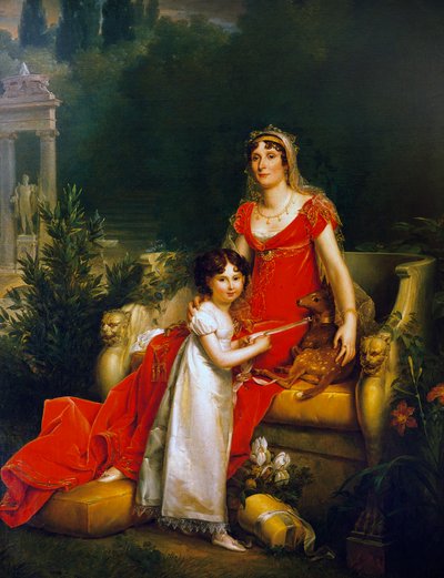 Portrait of Maria Anna Bonaparte, known as Elisa Baciocchi by Baron François Pascal Simon Gérard