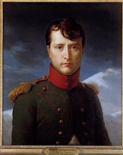 Portrait of Napoleon Bonaparte as First Consul (Painting by Francois Gerard) by Baron François Pascal Simon Gérard