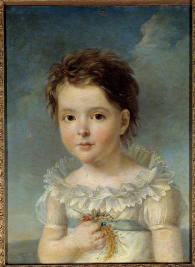 Portrait of Queen Hortense of Beauharnais as a child by Baron François Pascal Simon Gérard