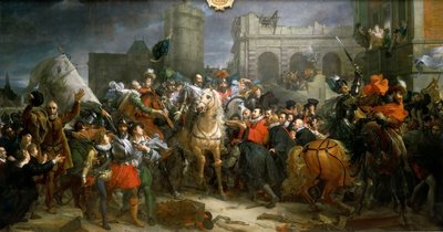Entrance of Henry IV in Paris, 22 March 1594 by Francois Pascal Simon Gerard