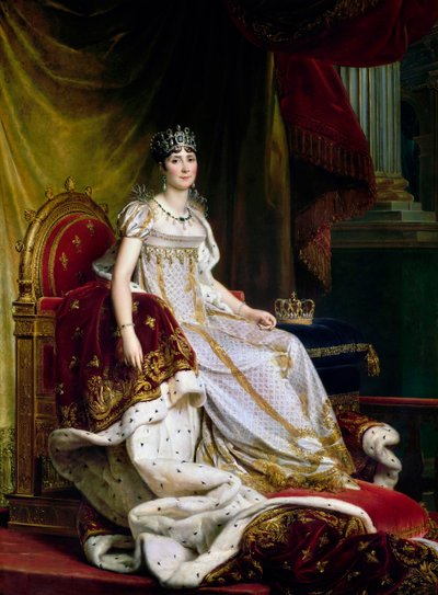 Joséphine de Beauharnais, the first wife of Napoléon Bonaparte 1763-1814 in Coronation costume, 1807-1808 by Francois Pascal Simon Gerard