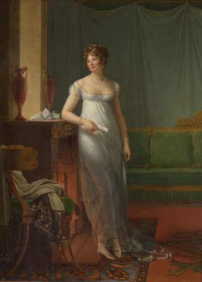 Madame Charles Maurice de Talleyrand Périgord by Francois Pascal Simon Gerard