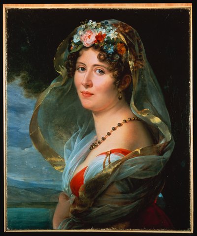 Portrait of Constance Ossolinska Lubienska by Francois Pascal Simon Gerard