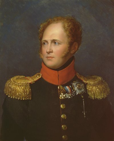 Portrait of Emperor Alexander I by Francois Pascal Simon Gerard