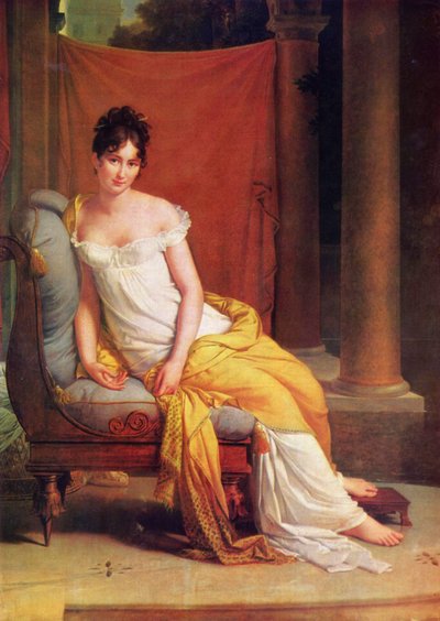 Portrait of Julie Recamier by Francois Pascal Simon Gerard