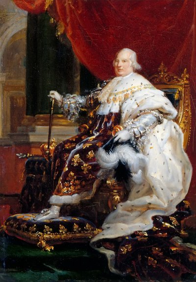Portrait of Louis XVIII by Francois Pascal Simon Gerard