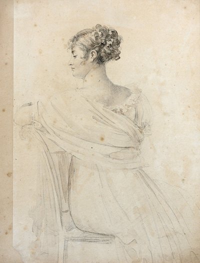 Portrait of Madame Récamier by Francois Pascal Simon Gerard