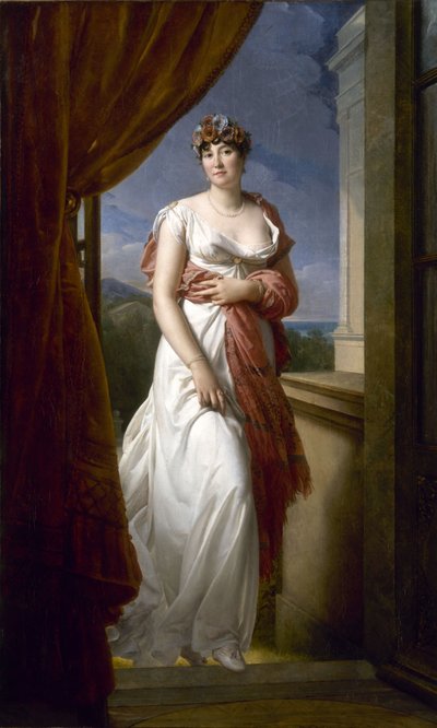 Portrait of Thérèsa Cabarrus, Madame Tallien by Francois Pascal Simon Gerard