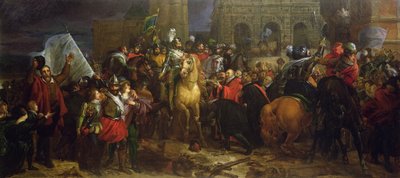 The Entry of Henri IV into Paris on 22 March 1594 by Francois Pascal Simon Gerard