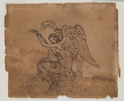Allegorical Figure with Lute by Francois Rude
