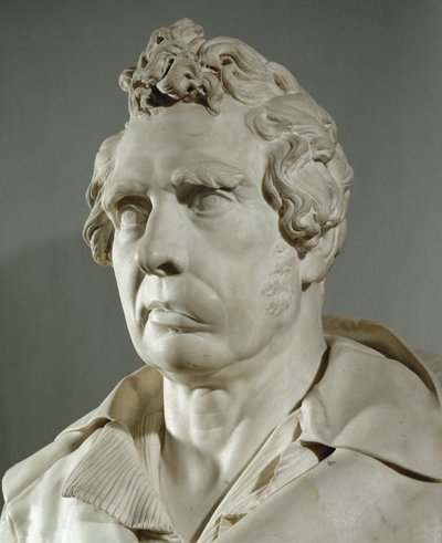 Portrait of the painter Louis David by Francois Rude