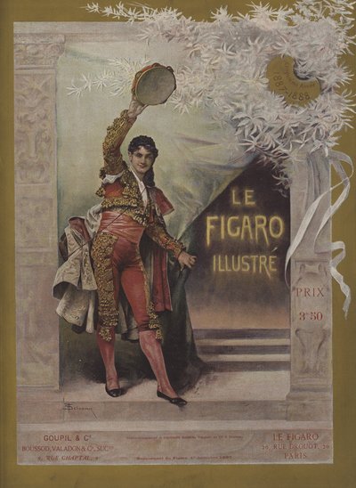 Cover of Le Figaro Illustré, 1 December 1887 by Francois Schommer