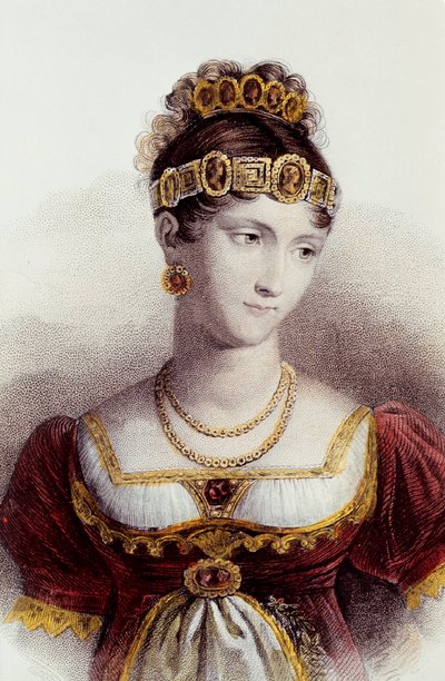 Portrait of Pauline Bonaparte by Francois Seraphin (after) Delpech