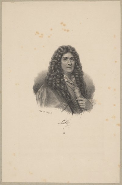 Jean-Baptiste Lully (1632 Florence - 1687 Paris) – French composer of Italian origin by Francois Seraphin Delpech