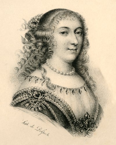 Mademoiselle de Montpensier, 1627-1693, c. 1830 by Francois Seraphin Delpech