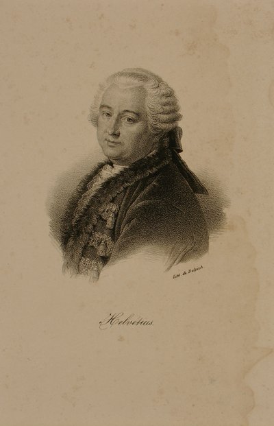 Portrait of Claude Adrien Helvetius by Francois Seraphin Delpech