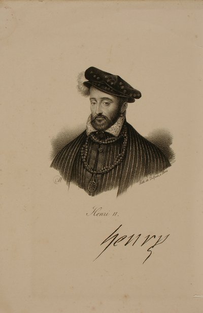 Portrait of Henri II, King of France by Francois Seraphin Delpech
