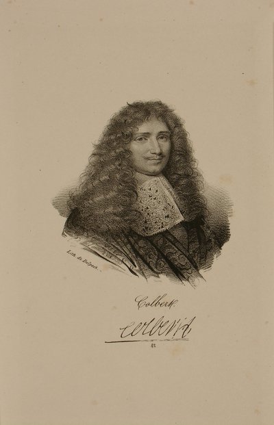 Portrait of Jean Baptiste Colbert by Francois Seraphin Delpech