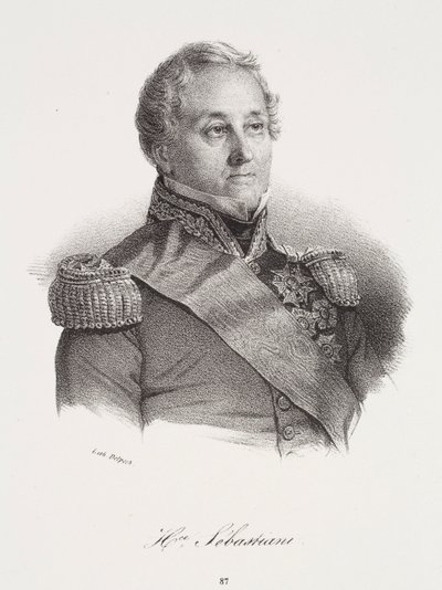 Portrait of Horace Sébastiani by Francois Seraphin Delpech