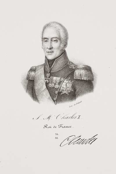 Portrait of King Charles X by Francois Seraphin Delpech