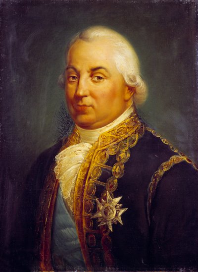 Portrait of Pierre Andre de Suffren de Saint Tropez, bailiff of Suffren (1729-1788) by Francois Vincent Mathieu Latil