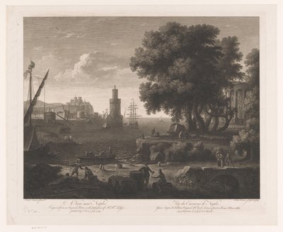 View of the Coast near Naples by Francois Vivares