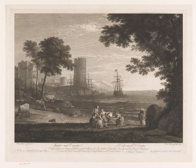 Jupiter and Europa (title on object) by Francois Vivares