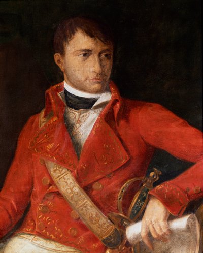 Portrait of Napoleon I Bonaparte in Uniform of First Consul (detail) by Francois Xavier (attr. to) Fabre