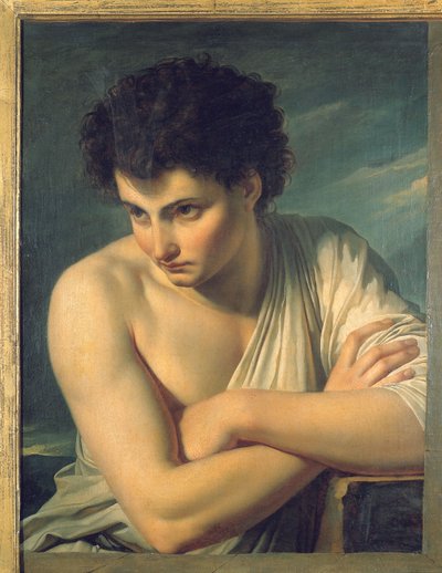 A Young Man Dressed as an Arcadian Shepherd by Francois Xavier Fabre