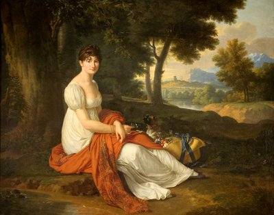 Portrait of Elżbieta Skotnicka née Laskiewicz (1781–1849), Wife of Michał Skotnicki by Francois Xavier Fabre