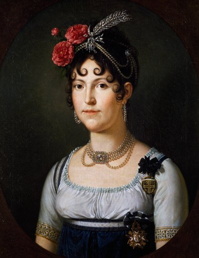 Portrait of Maria Luisa of Spain, Duchess of Lucca by Francois Xavier Fabre