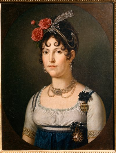 Portrait of Maria Luisa of Spain, Duchess of Lucca by Francois Xavier Fabre