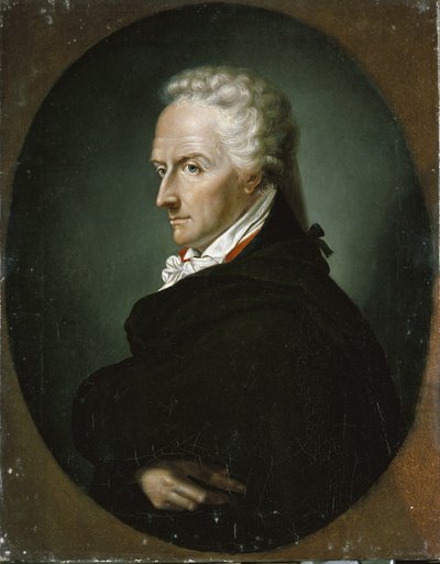 Portrait of Vittorio Alfieri (detail) by Francois Xavier Fabre