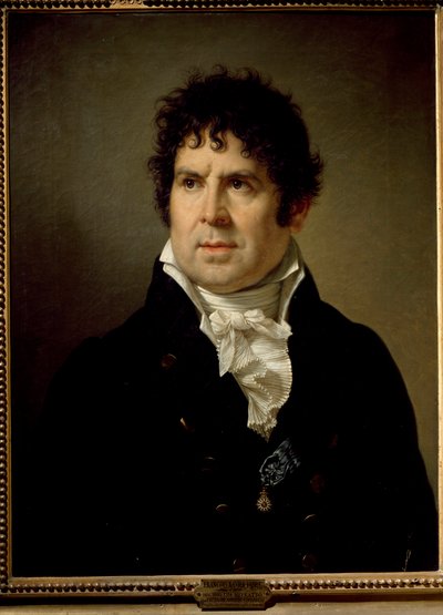 Portrait of the engraver Giovanni Antonio Santarelli by Francois Xavier Fabre