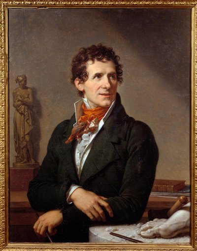 Portrait of the sculptor Antonio Canova (1757-1822) by Francois Xavier Fabre
