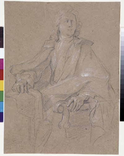 Portrait of Jules Hardouin Mansart by Francois de Troy