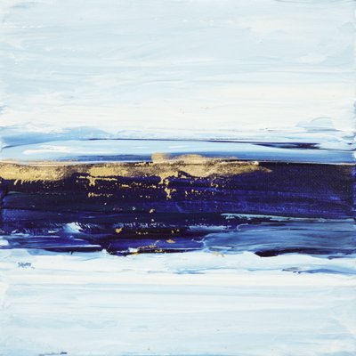 Abstract Ocean Horizon by Françoise Wattré