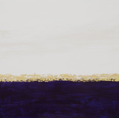 Deep Purple Gold Horizon by Françoise Wattré