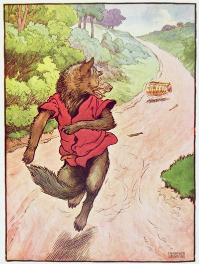He ran away as fast as his legs would take him by Frank Adams