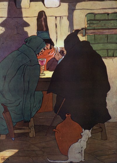 Illustration for The Babes in the Wood by Frank Adams