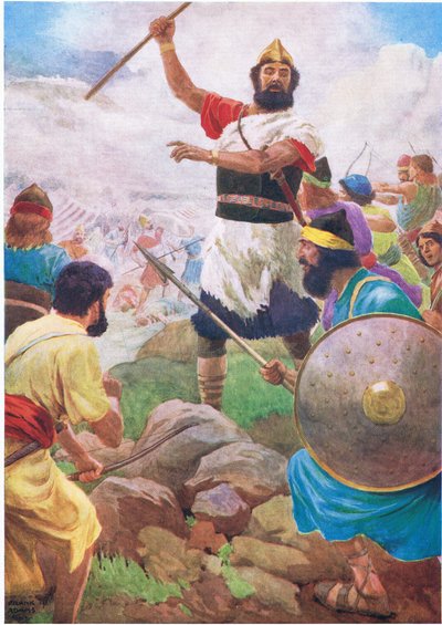 Saul Gains His Kingdom by Frank Adams