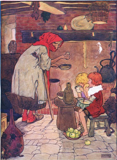 She led them in and gave them a beautiful supper by Frank Adams