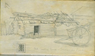 Old Trading House, Traverse des Sioux, 1851 by Frank Blackwell Mayer